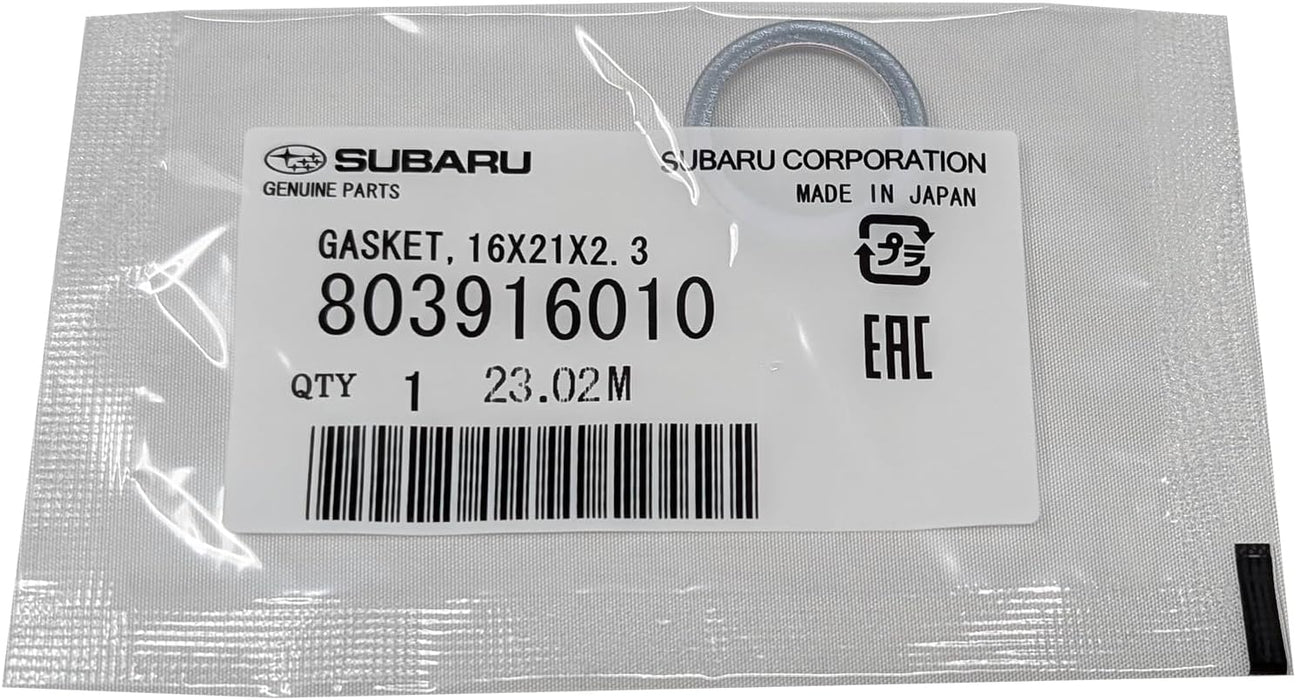 Engine Oil Filter & Crush Washer Kit (1, 2, 3, 6, 12 Pks Available) Outback Legacy Impreza Forester XV Crosstrek Ascent 15208AA21A 803916010 (1 Pack)