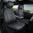 For Ford F150 Seat Covers 2015-2023 2024 2025 2026,Full Set Leather Waterproof Black Trucks Pickup Seat Covers Custom Fit for Ford F150 Accessories,Car Seat Cover for Supercrew/Crewcab(Xl,Xlt)