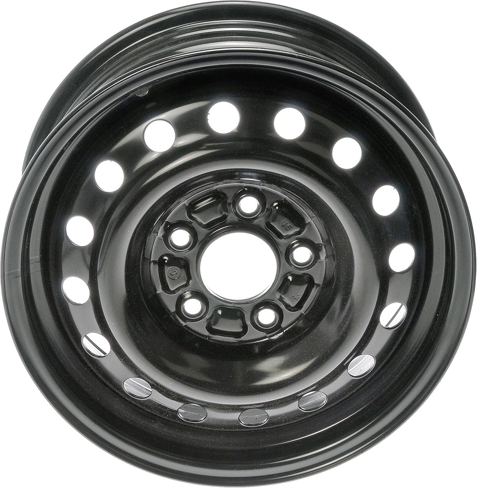 939-196 15 X 6 In. Steel Wheel Compatible with Select Hyundai / Kia Models, Black