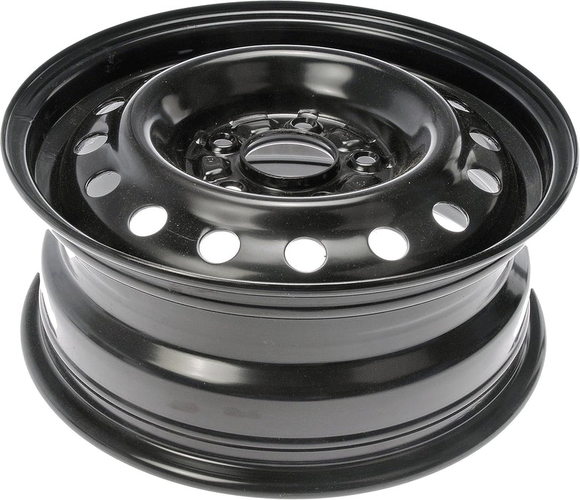 939-196 15 X 6 In. Steel Wheel Compatible with Select Hyundai / Kia Models, Black