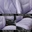 Universal Seat Covers Full Set, 5 Seats Universal Seat Covers for Cars, Waterproof NAPPA Leather Car Seat Covers with Head Pillow, Auto Protectors Fit for Most Sedans SUV Pick-Up Truck-Purple