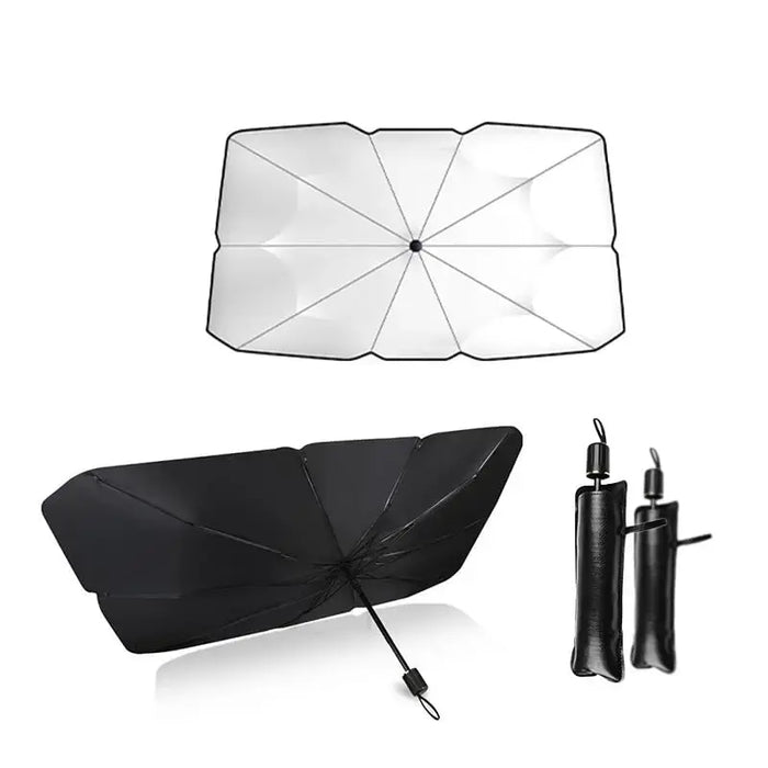 2026 Model Foldable Car Front Window Sunshade Cover, 90-Degree Rotatable UV Protective Sunshade, Compatible with Sedans and Trucks