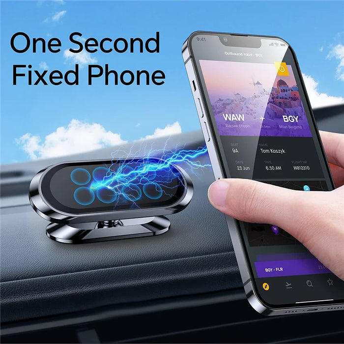 Experience Ultimate Convenience with the 360° Rotatable Magnetic Car Phone Holder - Perfect for iPhone, Samsung, Xiaomi, and Huawei!