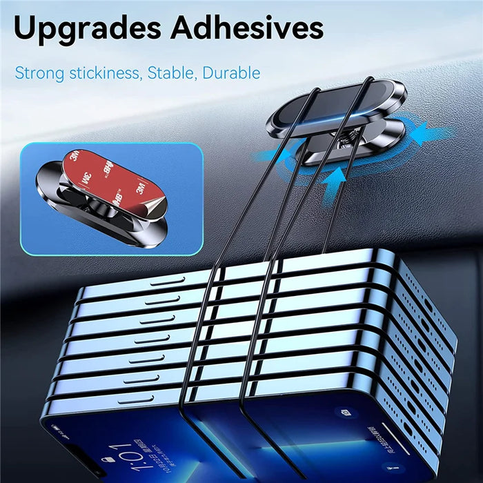 Experience Ultimate Convenience with the 360° Rotatable Magnetic Car Phone Holder - Perfect for iPhone, Samsung, Xiaomi, and Huawei!