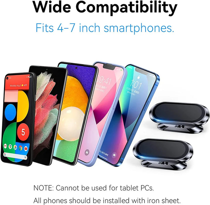 Experience Ultimate Convenience with the 360° Rotatable Magnetic Car Phone Holder - Perfect for iPhone, Samsung, Xiaomi, and Huawei!