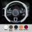 Napa Leather Steering Wheel Cover, Ultra-Thin Breathable Anti-Slip Grip Car Accessories, Toolless Quick-Turns All-Weather Modern Style Noble Black Accessories for Car, Compatible with 2026 New Vehicles