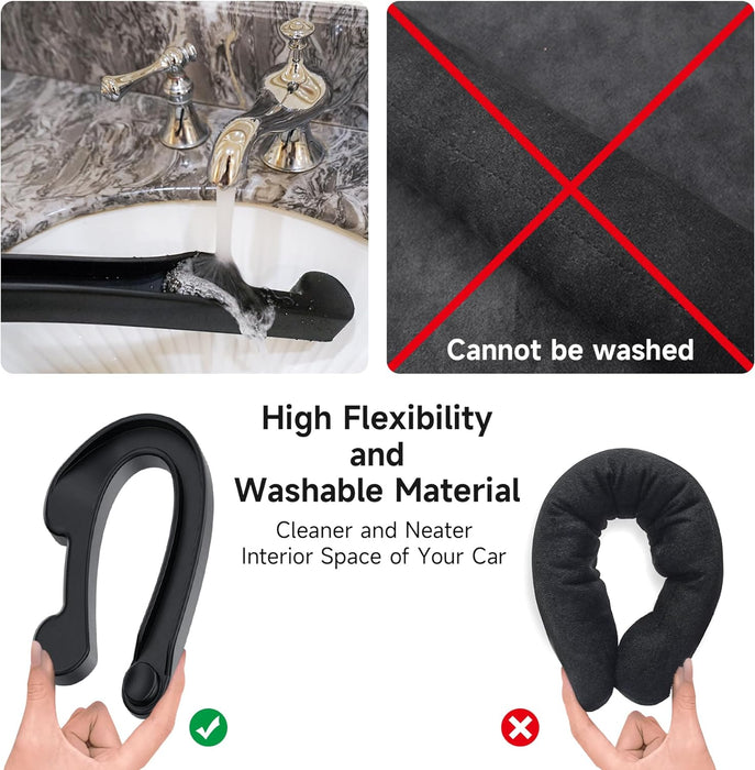 Car Seat Gap Filler Organizer 2Pack Soft Foam 3IN1 Multifunctional