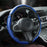 Car Steering Wheel Cover, Non Slip Design Steering Wheel Protector, Universal Car Steering Wheel Cover for 15 Inch, Decor Gadgets, Car Accessories, Men Gifts, Car Essentials, Vehicle, for Racing anti Slip Sport All Season Use
