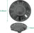 4 Pack Wheel Center Cap for Model 3 2024 Highland Wheel Hub Cover Wheel Center Cap Kit Model 3 Center Replacement Exterior Accessories,Matte Black