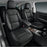 Skechers Memory Foam Seat Covers, Air Cool Mesh Thick Car Seat Covers, Car Seat Covers Front Seats Airbag Compatible, Universal Automotive Comfort for Most Cars, Vans, Trucks, Suv,Black