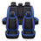 For 1 SEAT/5 SEAT Car Seat Covers Pu Leather Seats Cover Full Set Seat Cushion Cover Front Rear Seat Cover Universal SUV Trucks