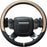 Breathable Car Steering Wheel Cover 16 Inch Auto Universal Leather Wrap Non-Slip Steeringwheel Protector Automotive Interior Accessories, Beige (Suit for 15.5-16 Inch)