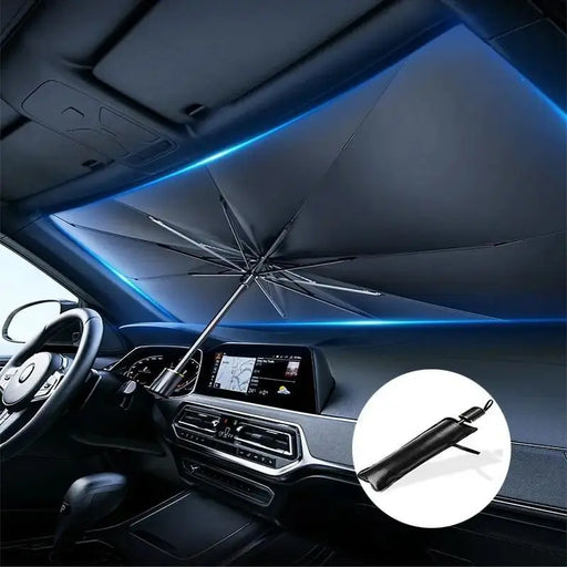 Car Front Windshield Sunshade Multipurpose Glass UV Blocker Heat Reducer Universal Easy Fold anti UV Windshield Sunshade Car Accessories for Automotive Vehicle Protection