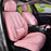Car Seat Covers Full Set, Seat Covers for Cars, Pink Car Seat Protector Waterproof, Nappa Leather Car Seat Cushion, Car Seat Covers Front Seats and Back Fit for Most Cars