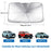 Foldable Anti-Uv Windshield Sunshade, Multipurpose Car Front Window Heat Protective Umbrella for Sedan Suvs, Automotive Exterior Accessories for Men & Women, Car Stuff, Vehicle