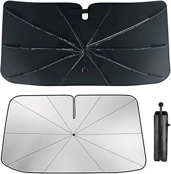 2026 Model Foldable Car Front Window Sunshade Cover, 90-Degree Rotatable UV Protective Sunshade, Compatible with Sedans and Trucks