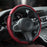 Car Steering Wheel Cover, Non Slip Design Steering Wheel Protector, Universal Car Steering Wheel Cover for 15 Inch, Decor Gadgets, Car Accessories, Men Gifts, Car Essentials, Vehicle, for Racing anti Slip Sport All Season Use