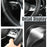 15 Inch Universal Premium PU Leather Steering Wheel Cover, Full Wrap Anti-Slip and Breathable Design for Car, Black