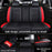 For 1 SEAT/5 SEAT Car Seat Covers Pu Leather Seats Cover Full Set Seat Cushion Cover Front Rear Seat Cover Universal SUV Trucks