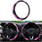 Universal 15-Inch Purple Carbon Fiber Steering Wheel Cover – Premium Microfiber PU Leather, Anti-Slip Breathable Grip for Cars, SUVs & Trucks