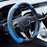 Black and Red Steering Wheel Cover Microfiber Leather Sporty Car Accessories for Men and Women,Breathable Non-Slip Universal Fit 14 1/2-15 Inch