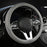 15" Universal Steering Wheel Cover – Advanced Breathable Microfiber Leather, Anti-Slip Design, All-Season Comfort, Green
