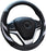 Leather Steering Wheel Cover for Cars – Universal 15 Inch Non-Slip Breathable Microfiber Grip, Soft Comfortable Auto Steering Wheel Protector, Red