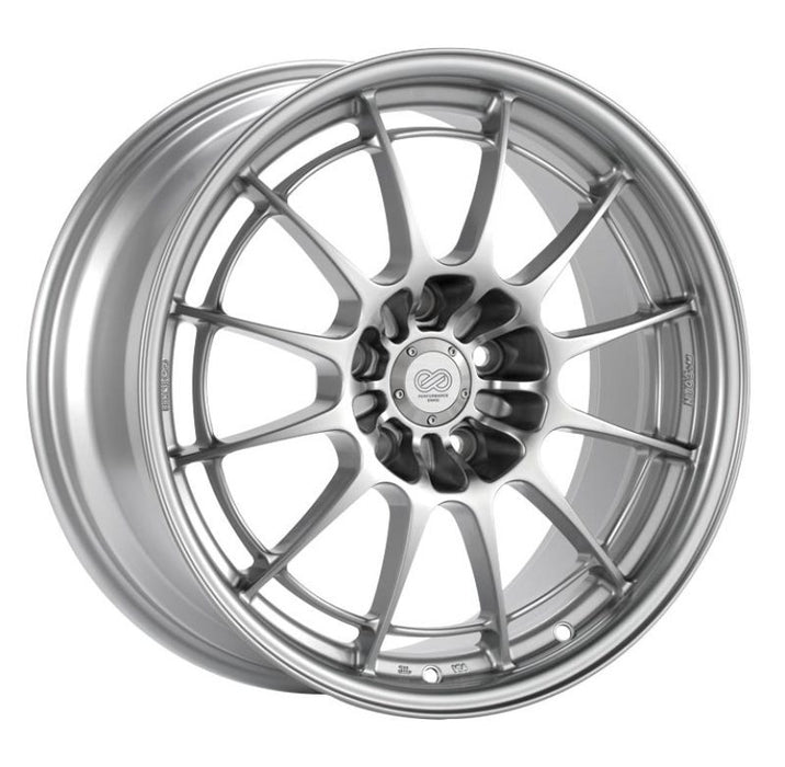Enkei NT03+M 18X9.5 5X114.3 40Mm Offset 72.6Mm Bore Silver Wheel for G35/350Z